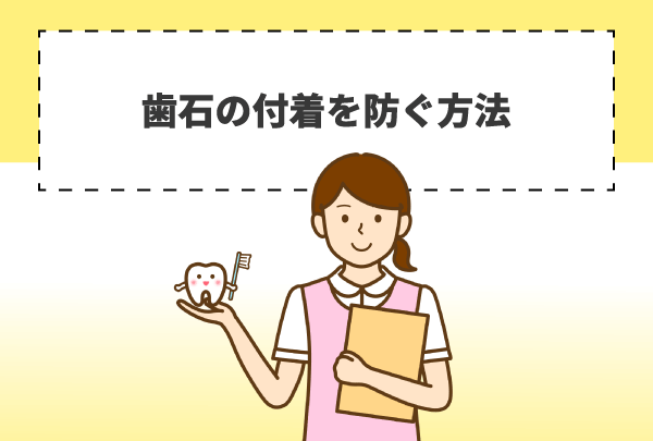 歯石の付着を防ぐ方法